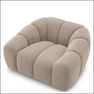 119847 - Fauteuil de luxe en contre-plaqué gris pour intérieur chic - Pacific Compagnie.