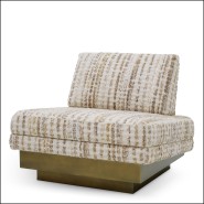 119688 - Hevea wood beige fauteuil with classic design - Pacific Compagnie.