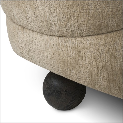 119823 - Luxurious armchair with walnut finish - Pacific Compagnie.