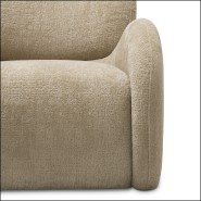 119823 - Fauteuil de luxe Eichholtz en contre-plaqué sable - Pacific Compagnie.