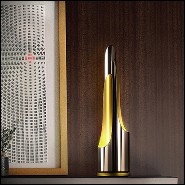 Lamp 151 - Tubas - Base laiton plaqué or - Pacific Compagnie.