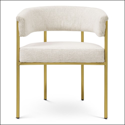120864 - Luxury seating with off-white contro-plaqué material - Pacific Compagnie.