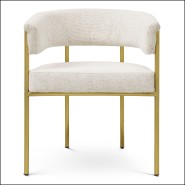 120864 - Luxury seating with off-white contro-plaqué material - Pacific Compagnie.