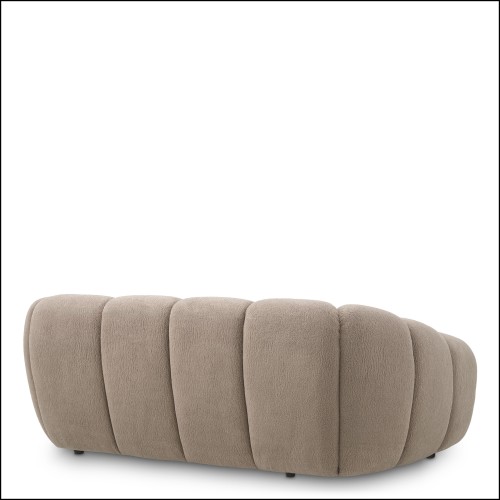 119840 - Canapé de luxe gris avec matière première de contre-plaqué - Pacific Compagnie.