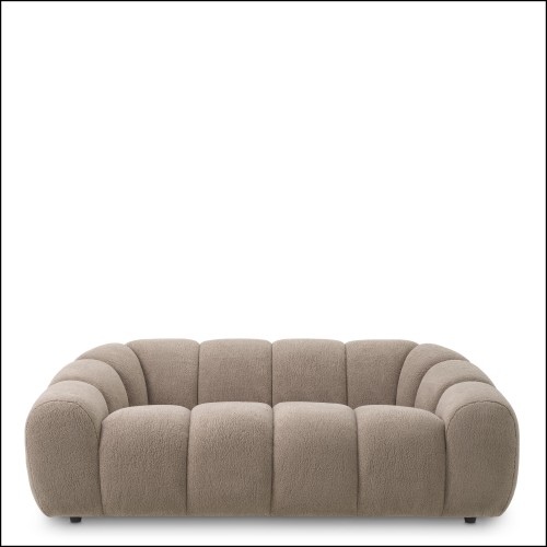 119840 - Fauteuil de canapé de luxe en gris avec style élégant - Pacific Compagnie.