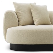 120625 - Cream-colored lounge seat with sleek design - Pacific Compagnie.