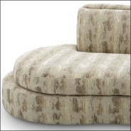 120065 - Luxury sofa in Sable de Montell color - Pacific Compagnie.