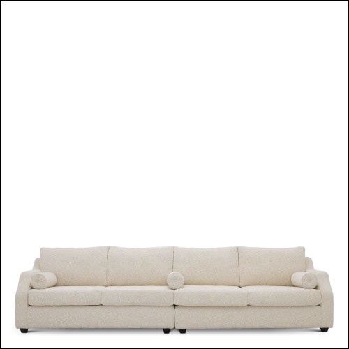 120823 - Luxurious cream-colored sectional sofa - Pacific Compagnie.