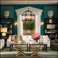 120823 - High-end cream-colored sofa with layered cushions - Pacific Compagnie.