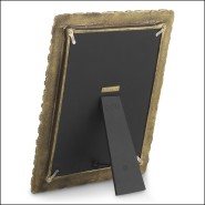 120109 - Luxury decorative accessory in aged brass, 25 cm long - Pacific Compagnie.