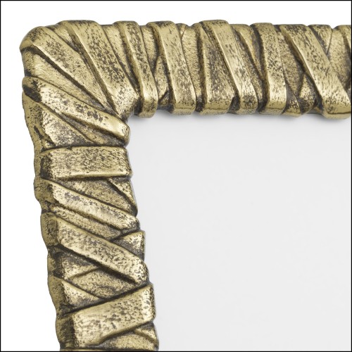 120109 - Decorative wall item, 20 cm wide, made of aluminium - Pacific Compagnie.