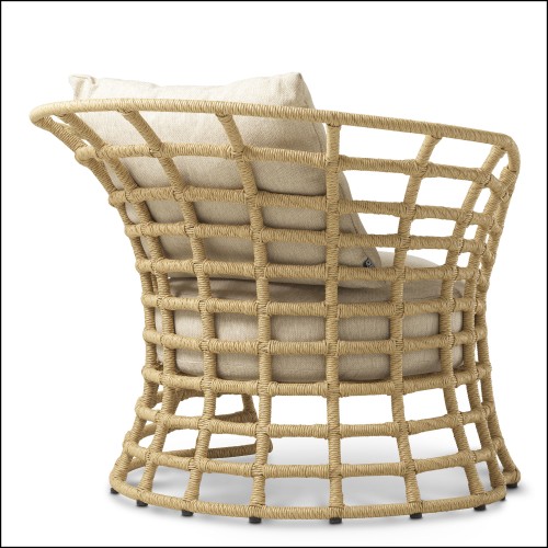 119182 - High-end sable lounge chair with aluminum construction - Pacific Compagnie.