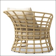 119182 - High-end sable lounge chair with aluminum construction - Pacific Compagnie.