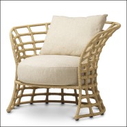 119182 - High-end aluminium chair with sable finish, luxurious design - Pacific Compagnie.