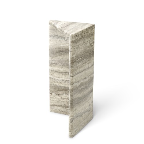 120396 - Elegant silver travertine column - Pacific Compagnie.