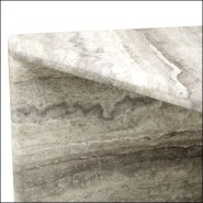 120396 - Silver travertine column 120396 - Pacific Compagnie.