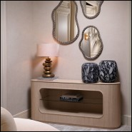 120889 - Eichholtz commode with oak finish - Pacific Compagnie.