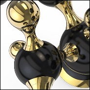 Lampe 151 - Black Pearl - Acier poli - Pacific Compagnie.