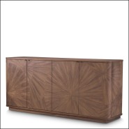119825 - Classic walnut commode with ample storage space - Pacific Compagnie.