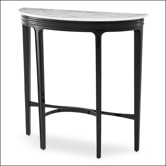 119794 - Luxury white marble console table, 85.5 cm tall - Pacific Compagnie.