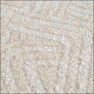 120815 - Coussin de luxe en tissu pour chambre, 50x50 cm, marque Eichholtz, référence 120815 - Pacific Compagnie.