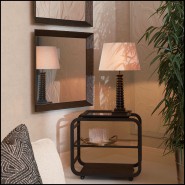 120535 | Desserte à deux portes en bois de mindi - Pacific Compagnie.