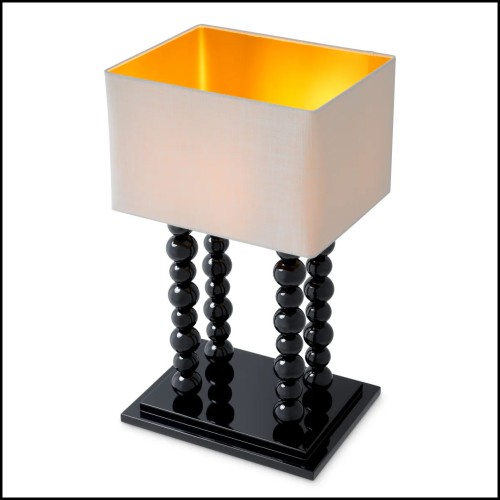 120901 - Black beech wood interior lamp 120901 - Pacific Compagnie.