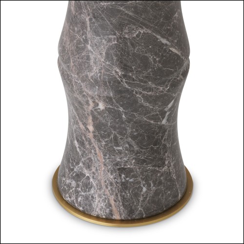 116216 - Gray marble lighting fixture with sleek design - Pacific Compagnie.