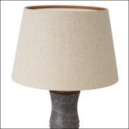 116216 - Modern gray stone indoor lamp for luxurious spaces - Pacific Compagnie.