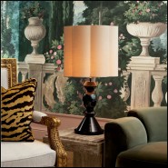 120902 - Interior beech wood luminaire with sophisticated lighting design - Pacific Compagnie.