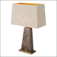 120143 - Laiton-made interior luminaire with warm brown color - Pacific Compagnie.
