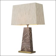 120143 - Classic brown laiton interior lighting for home decor - Pacific Compagnie.