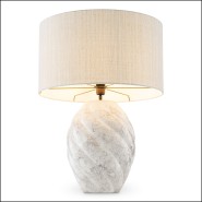 121078 - Grey Eichholtz table lamp 121078 with ceramic shade - Pacific Compagnie.