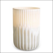119949 - Lanterne en verre off-white pour intérieur, modèle 119949 - Pacific Compagnie.