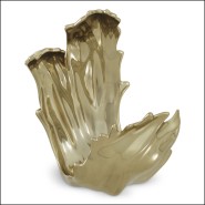 120102 - Gold aluminium luxury home decor item - Pacific Compagnie.