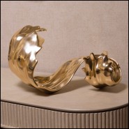 120101 | Œuvre d'art en or et aluminium pour intérieur - Pacific Compagnie.