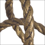 120110 - Objets de luxe en laiton vieilli avec base en granit - Pacific Compagnie.