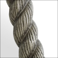 120444 - Miroir de luxe en aluminium nickelé 120444 - Pacific Compagnie.