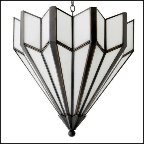 120285 | Lampe en verre bronze - Pacific Compagnie.