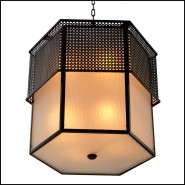 120300 - Interior lighting with bronze and glass details - Pacific Compagnie.