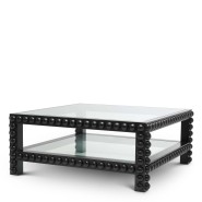 Table basse 24 - Kenton - Sleek black coffee table made of solid wood - Pacific Compagnie.