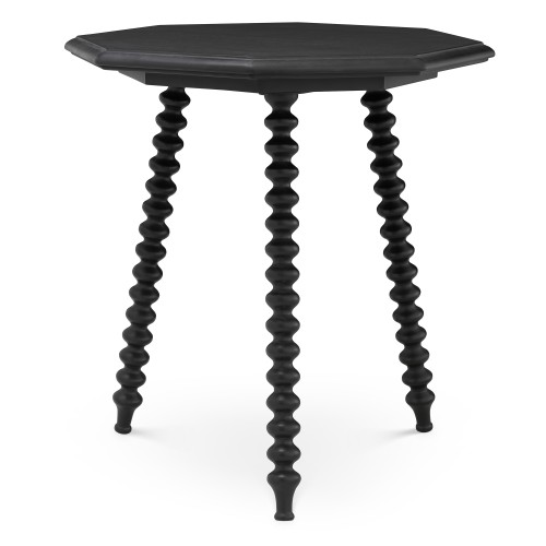 Table d’appoint 24 - Laredo - Table d'appoint de luxe en acajou noir classique - Pacific Compagnie.