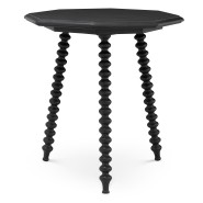 Table d’appoint 24 - Laredo - Table d'appoint de luxe en acajou noir classique - Pacific Compagnie.
