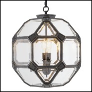 Lanterne 24 - Olympia - Grand bronze lantern, 92cm height, interior use - Pacific Compagnie.