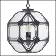 Lanterne 24 - Olympia - Verre and bronze, Eichholtz interior lighting - Pacific Compagnie.