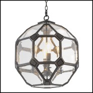 Lanterne 24 - Olympia - Bronze color, glass material, lantern - Pacific Compagnie.
