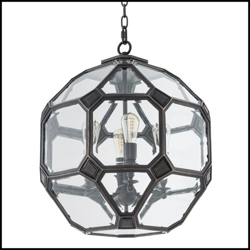 Lanterne 24 - Olympia - Small and large size options, bronze lantern - Pacific Compagnie.