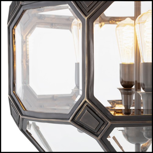 Lanterne 24 - Olympia - Interior luminaires, Eichholtz bronze lantern - Pacific Compagnie.
