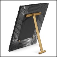 Cadre photo 24 - Camille - Luxury black and white glass picture frame with a size of 30cm by 25cm - Pacific Compagnie.