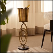 Seau à vin 24 - Corwyn - Wine bucket with granite and aluminium design - Pacific Compagnie.
